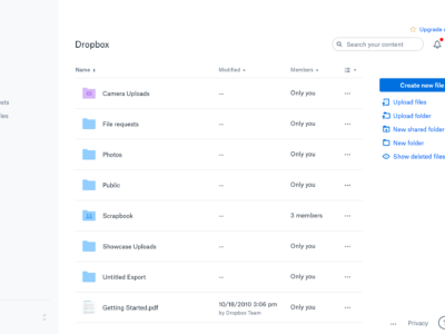 dropbox overview